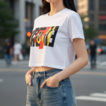 Chân dung cô gái trẻ tự tin với phong cách thời trang streetwear năng động