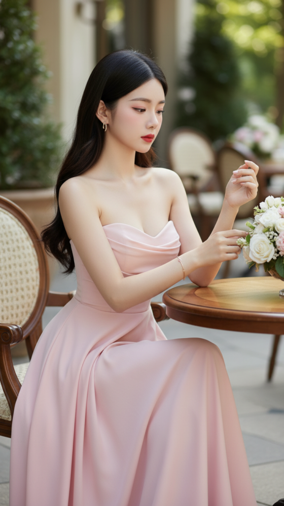 Khám Phá Vẻ Đẹp Tự Nhiên Của Thiếu Nữ Châu Á Tại Quán Café Sang Trọng