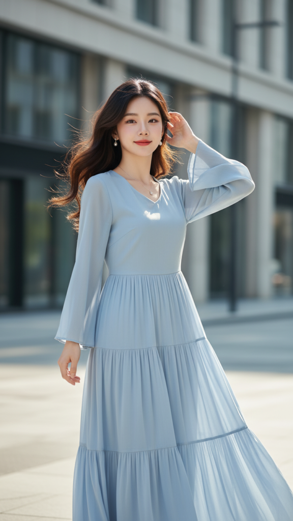 Chân dung sắc nét của cô gái trẻ với vẻ đẹp tự nhiên và phong cách thời trang tinh tế