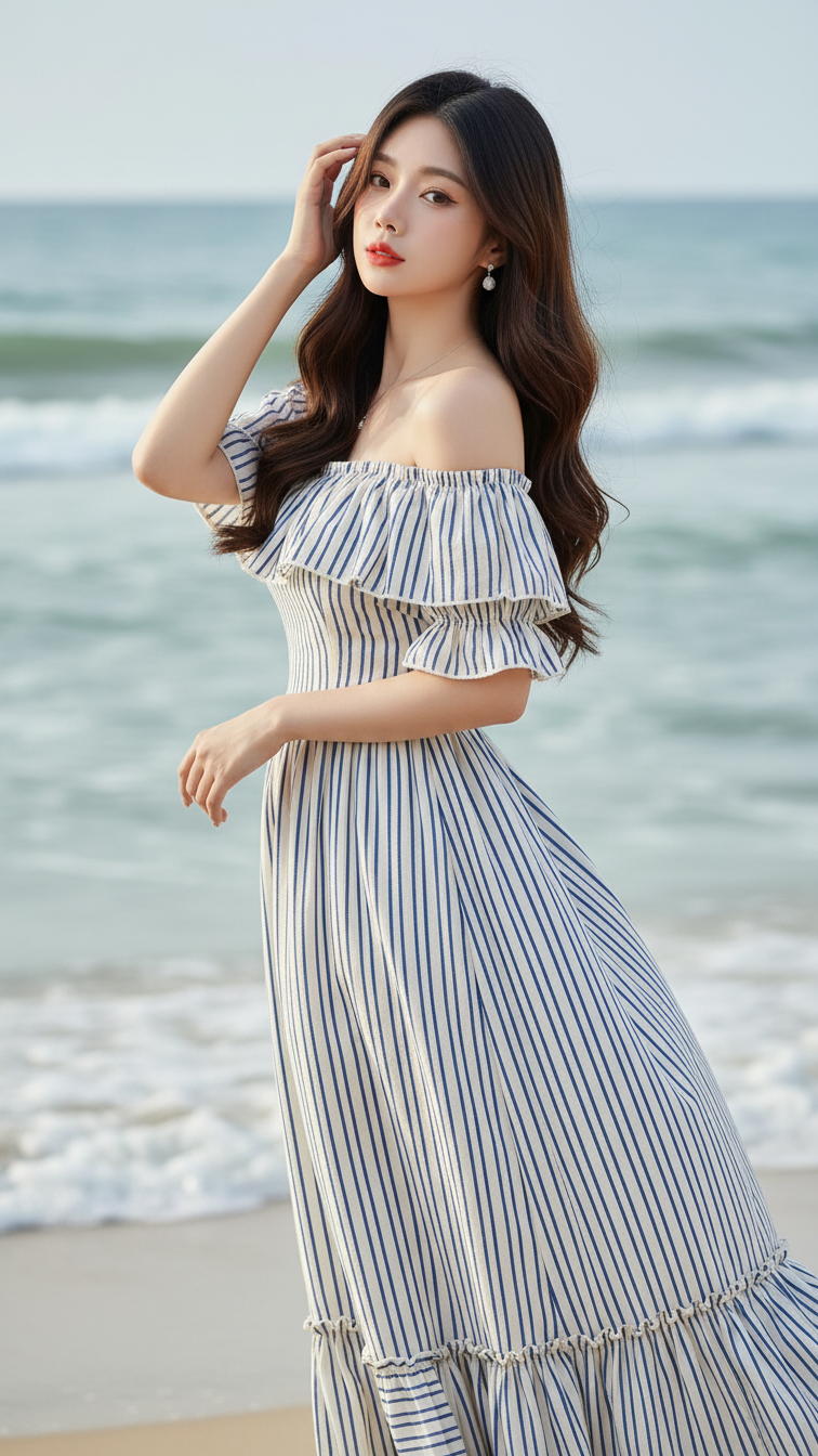 Chân dung quý cô thanh lịch bên bờ biển hoàn hảo cho bạn trẻ 18 đến 25 tuổi