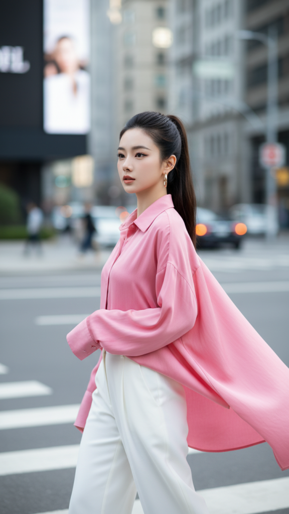 Góc nhìn thời trang đường phố với phong cách nữ trẻ trung và hiện đại