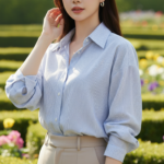 Chân dung thanh lịch của cô gái trẻ trong không gian thiên nhiên tuyệt đẹp