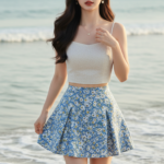 Khám phá vẻ đẹp thanh lịch của cô gái trẻ bên bờ biển lý tưởng