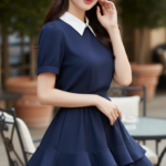 Chân dung cô gái trẻ dễ thương giữa không gian cafe sang trọng