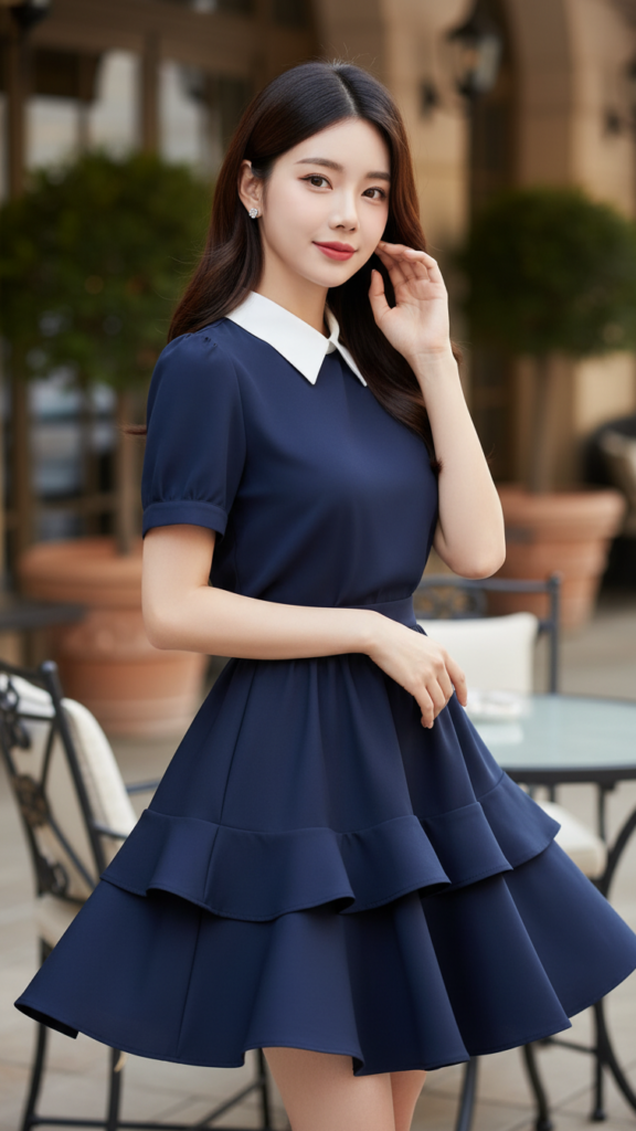 Chân dung cô gái trẻ dễ thương giữa không gian cafe sang trọng