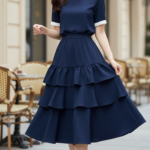 Chân dung thanh lịch của cô gái Á Đông tại quán cà phê sang trọng