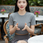 Chân dung cô gái trẻ tự tin và quyến rũ giữa không gian sang trọng