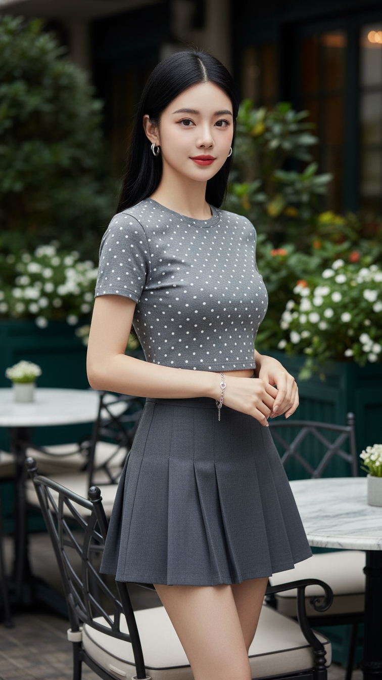 Tạo chân dung ấn tượng của cô gái trẻ tự tin và cuốn hút trong không gian sang trọng