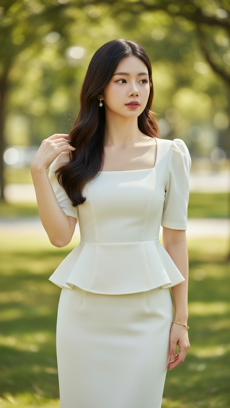 Chân dung ấn tượng của cô gái trẻ đẹp giữa không gian thiên nhiên thơ mộng