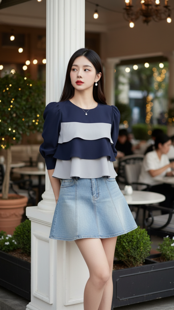 Chân dung thực tế của cô gái thanh lịch tại quán cafe sang trọng