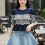 Chân dung thực tế của cô gái trẻ với phong cách hiện đại và quyến rũ