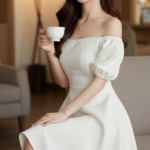 Chân dung nữ thanh lịch giữa không gian sống ấm cúng và phong cách thời trang tinh tế