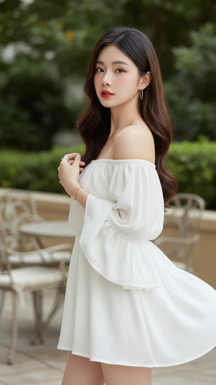 Chân dung gái trẻ tự tin giữa không gian cà phê sang chảnh