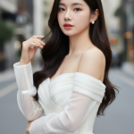 Chân dung hiện đại của cô gái trẻ với vẻ đẹp tinh tế và phong cách thời thượng