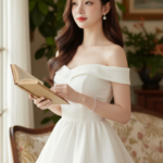 Chân dung cô gái 18 đến 25 tuổi với vẻ đẹp tự nhiên và sang trọng trong không gian trang nhã