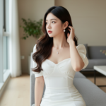 Chân dung thiếu nữ thanh lịch giữa không gian hiện đại và tinh tế