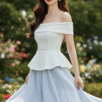 Chân dung nàng gái trẻ tự tin giữa vườn xanh làm say đắm ánh nhìn