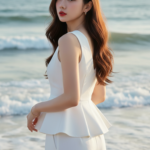 Chân dung trẻ trung bên bờ biển với vẻ đẹp tự nhiên và phong cách tinh tế