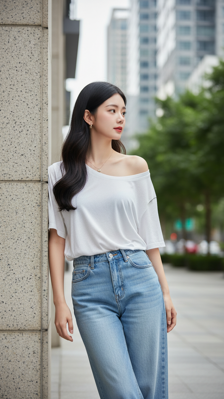 Chân dung thanh lịch của cô gái 20 tuổi giữa lòng phố đô thị sầm uất