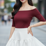 Chân dung thanh lịch của cô gái trẻ giữa phố thị hiện đại