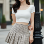 Chân dung nữ thanh lịch và tự tin giữa không gian đô thị sang trọng