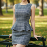 Tạo chân dung thực tế của cô gái trẻ trong công viên mùa thu tuyệt đẹp