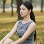 Khắc họa chân dung cô gái trẻ xinh đẹp giữa thiên nhiên tươi mát