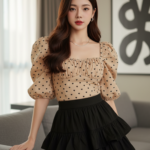 Chân dung cô gái trẻ với phong cách tinh tế trong không gian hiện đại