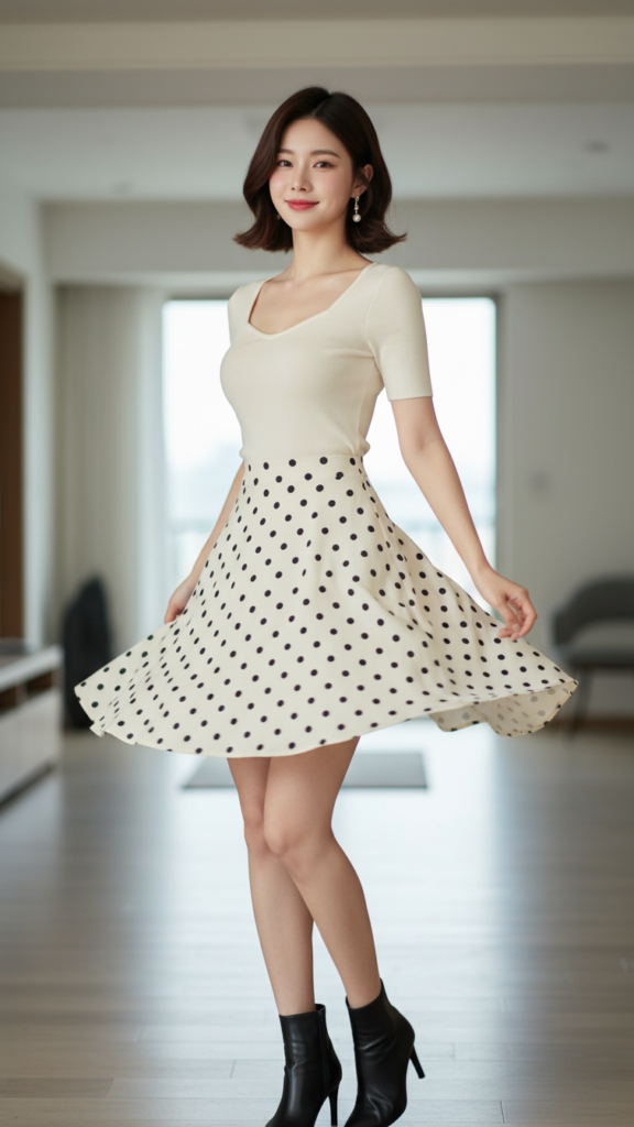 Vẽ chân dung cô gái trẻ phong cách thời trang và hiện đại tại nhà tối giản