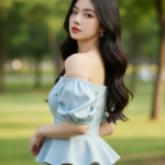 Chân dung cô gái trẻ tự tin giữa thiên nhiên rực rỡ và phong cách tinh tế