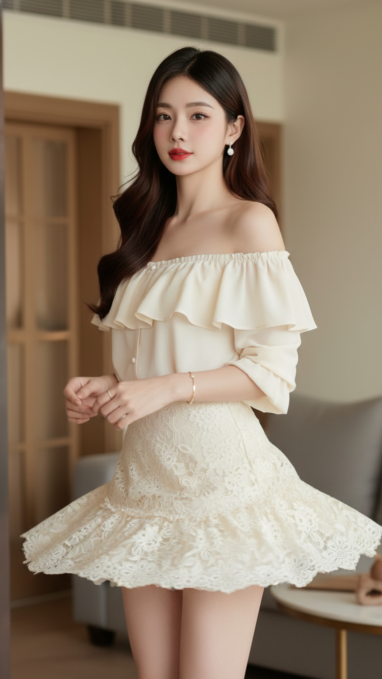 Chân dung nữ thanh lịch với phong cách hiện đại và vẻ đẹp tự nhiên