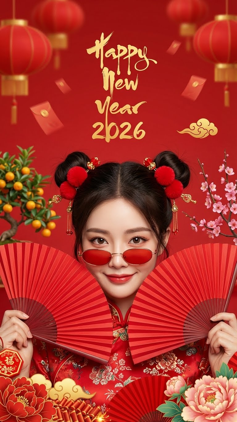 Khám Phá Nghệ Thuật Chân Dung Nữ Xinh Đón Tết Hong Kong Trong Năm Mới 2026