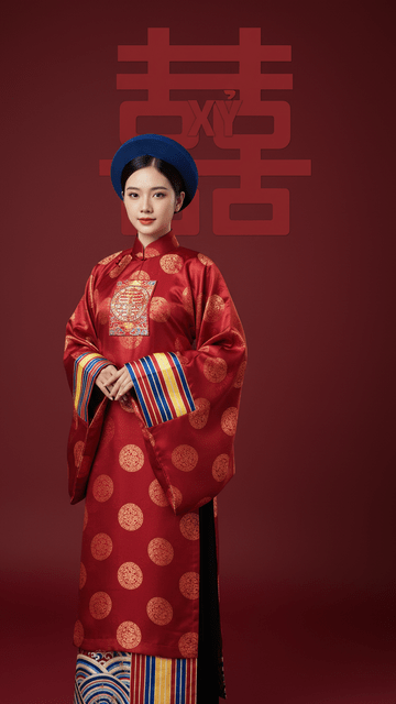 Tạo chân dung nữ truyền thống Việt Nam trong ảnh studio sống động sắc nét