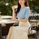 Chân dung quý cô trẻ trung với phong cách thanh lịch và sự tự tin rạng ngời