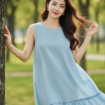 Chân dung hiện thực của cô gái trẻ tự tin trong khung cảnh thiên nhiên tuyệt đẹp