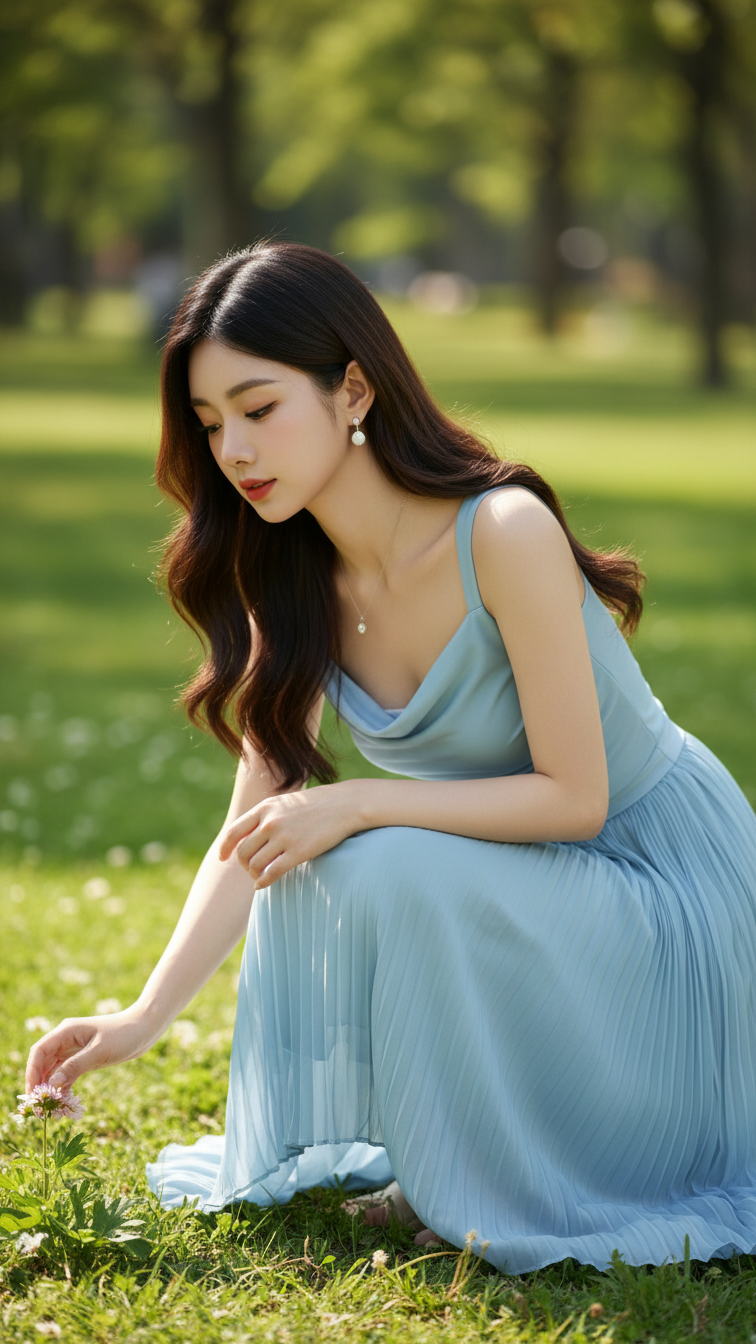 Chân dung phụ nữ trẻ từ 18 đến 25 tuổi trong khung cảnh tự nhiên tuyệt đẹp