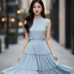 Bức chân dung cuốn hút của cô gái trẻ giữa phố thị sành điệu