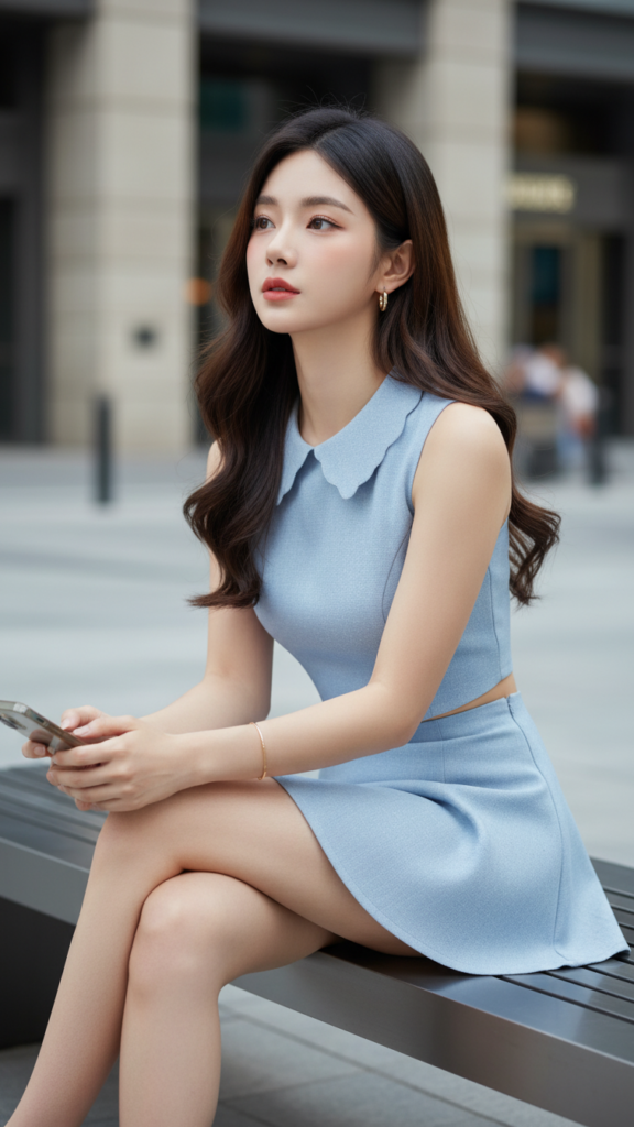 Chân dung thời thượng của cô gái Châu Á tại phố thị hiện đại