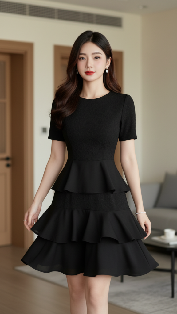 Chân dung trẻ trung của cô gái Á Đông trong không gian hiện đại và tinh tế