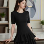 Chân dung thanh lịch của cô gái trẻ trong không gian hiện đại và tinh tế