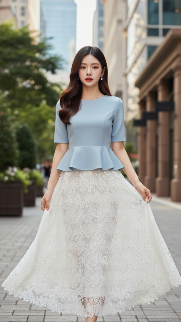 Chân dung của cô gái trẻ với vẻ đẹp tự nhiên và phong cách thanh lịch