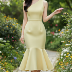 Phong cách thanh lịch của cô gái trẻ trong không gian thiên nhiên tươi đẹp