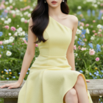 Vẽ chân dung cô gái trẻ giản dị nhưng đầy nét quyến rũ trong khu vườn tươi đẹp