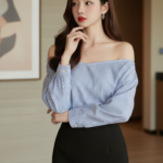 Chân dung quyến rũ của cô gái trẻ trong không gian hiện đại và sang trọng