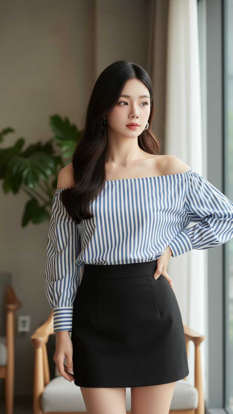 Chân dung nữ thanh lịch với phong cách thời trang hiện đại cho giới trẻ