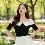 Chân dung nữ sinh tự tin giữa công viên ánh nắng rực rỡ và phong cách thời trang nổi bật