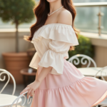 Chân dung cô gái trẻ đầy tự tin giữa không gian cafe sang trọng