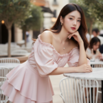 Góc nhìn tinh tế về vẻ đẹp tự nhiên của cô gái trẻ tại quán cafe sang trọng