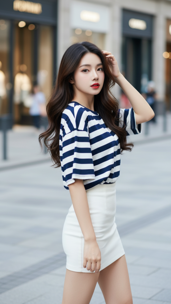 Khám phá phong cách thời trang của cô gái trẻ giữa lòng thành phố sành điệu