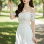 Vẽ chân dung thực tế của cô gái trẻ tự tin trong nắng g room tươi sáng